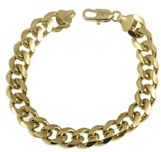 18K Gold Plated Layered Cuban Link / Curb Chain Necklace or Bracelet - Warranty Mr Value - фотография #8