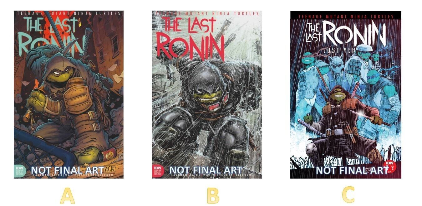 🔥Teenage Mutant Ninja Turtles: Last Ronin The Lost Years 3 A/B/C LOT IDW 3/22🔥 Без бренда
