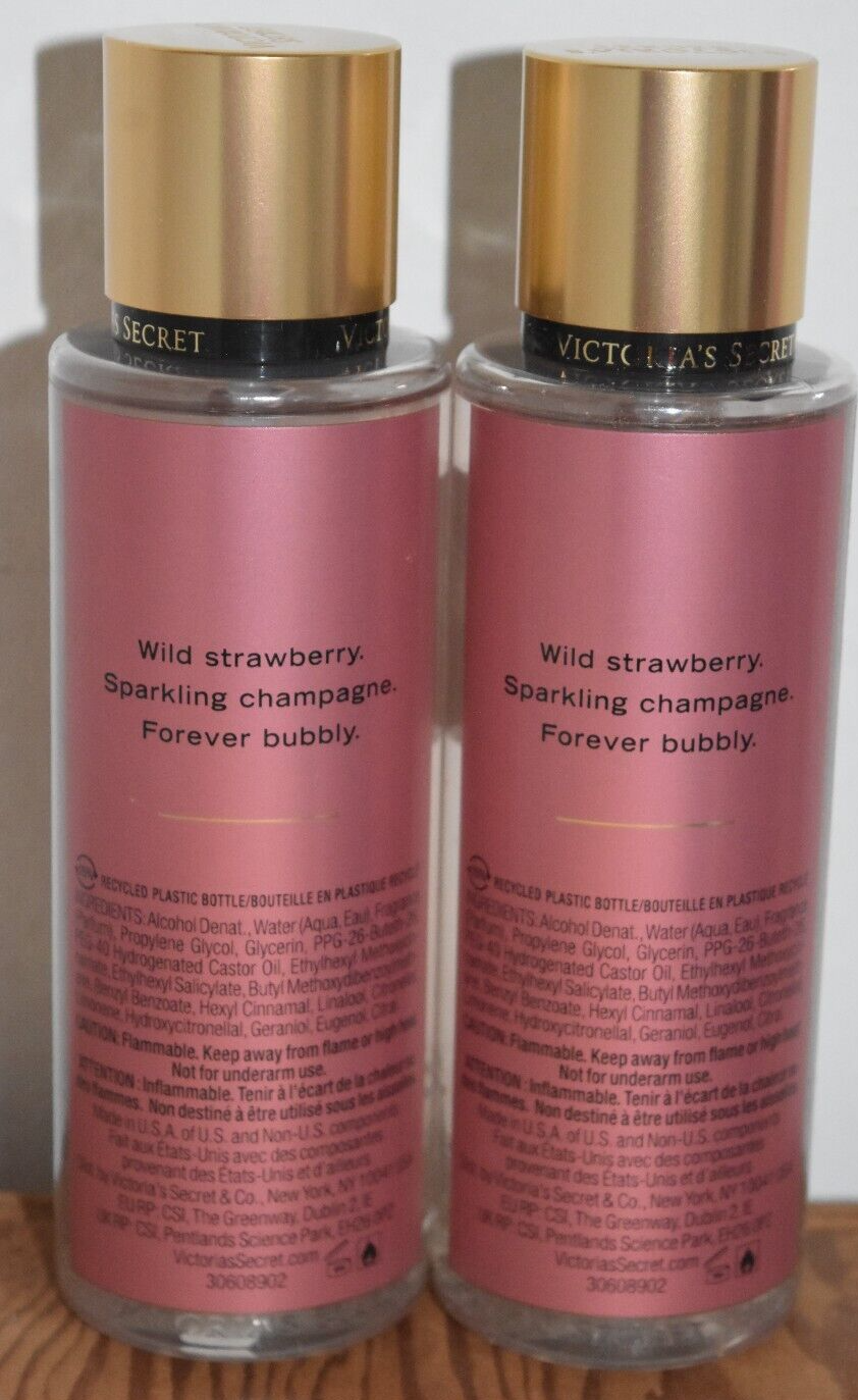2 New Victoria's Secret Strawberries & Champagne Body Mist Lot Free Shipping VICTORIA'S SECRET 26546829 - фотография #10