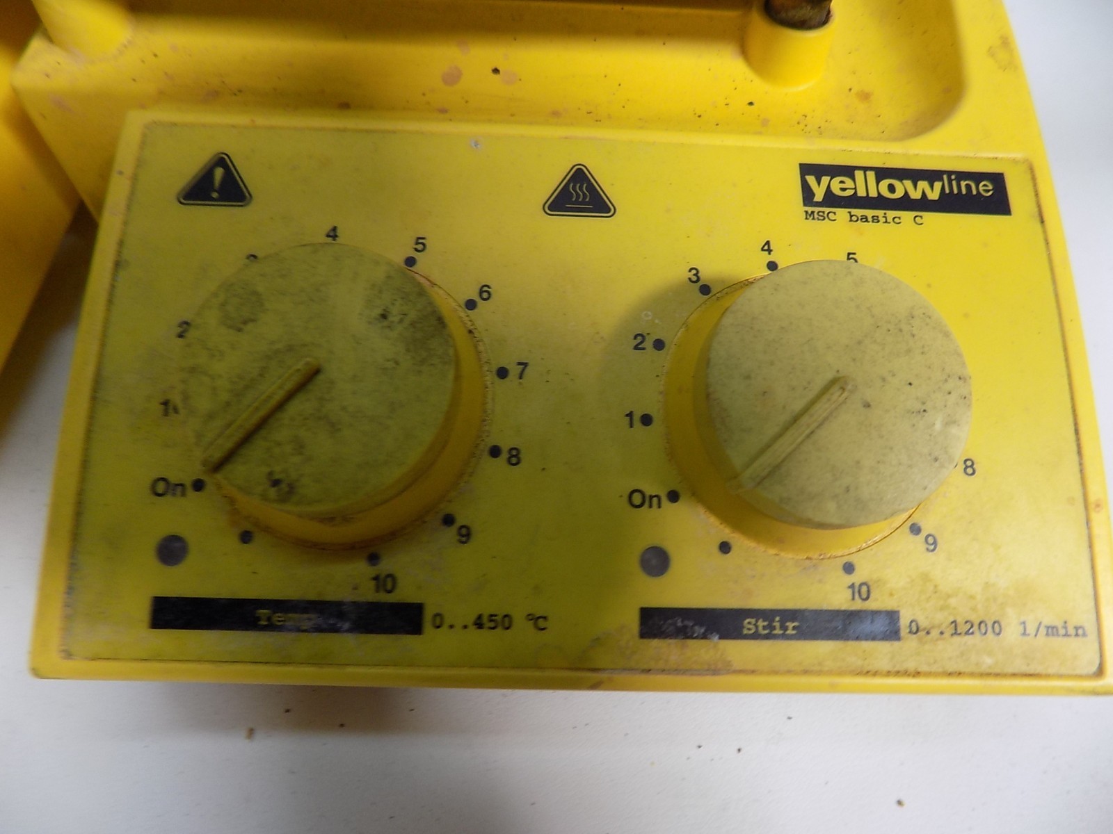 IKA MSC Basic S47 450C 1200 RPM 5x5 " Lab Hotplate PARTS lot of 2 @b13 IKA S47 - фотография #2