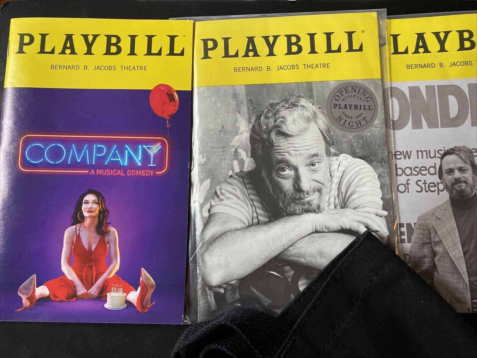 Stephen Sondheim Company Broadway Opening Night Bundle Tote, 6 Playbills, Mask Без бренда - фотография #4