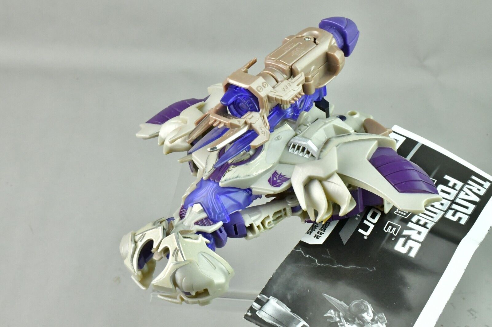 Transformers Prime Megatron Complete Voyager Sticker Reprolabels Upgrade Hasbro