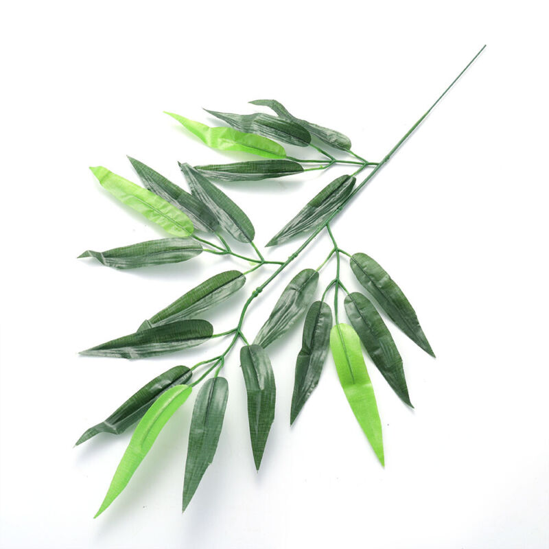 20Pcs Home Decoration Artificial Bamboo Leaf Tree Green Plant Beautiful Gift USA Unbranded Does not apply - фотография #3