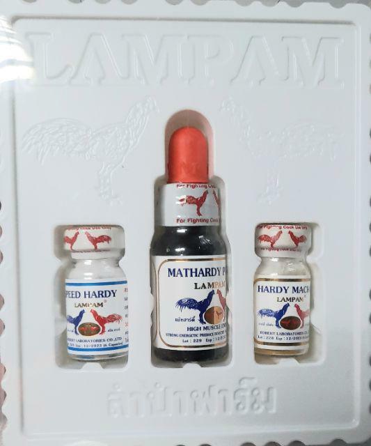 Set Vitamin Mega Power Speed Hardy Chicken Cock Rooster Supplement Thai LAMPAM Does not apply