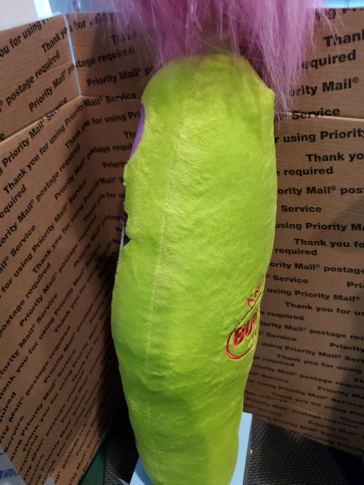 Kooky Kuddler Kooky's LARGE Bean Bag Toy COLLECT Buddy 142 Krew 19 24" Green Kooky - фотография #6