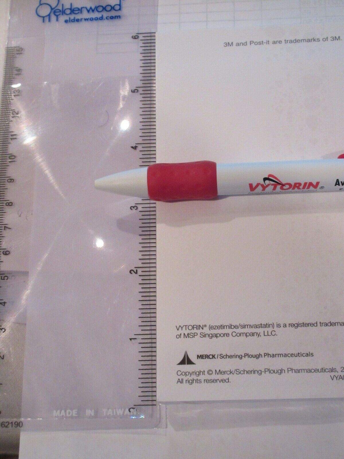 Pharmaceutical drug rep collectible Vytorin pen and 2 (tablets) note pads Nice! Unbranded - фотография #4