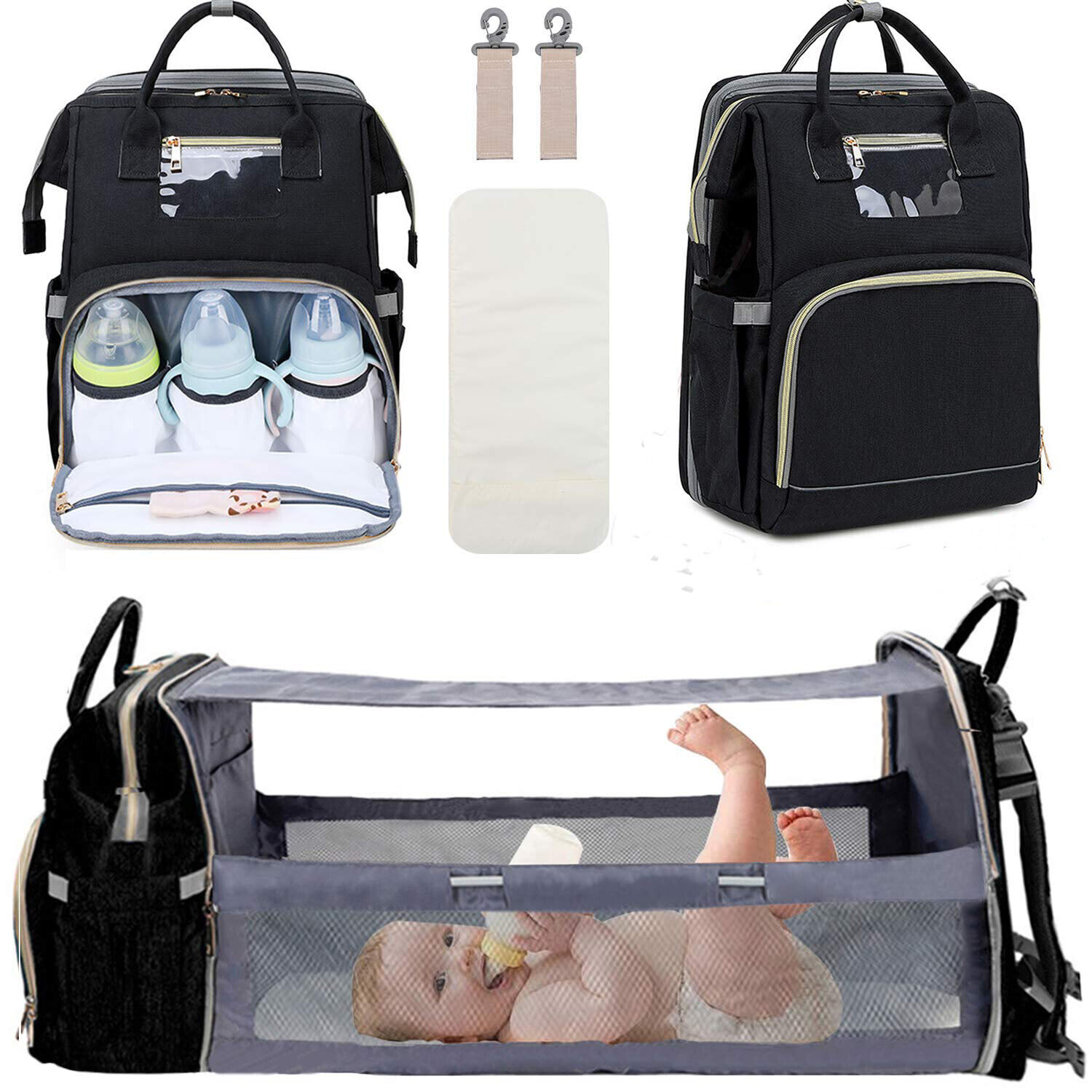 Ergo Queen Mummy Maternity Nappy Diaper Bag Large Capacity Baby Travel Backpack Ergo Queen