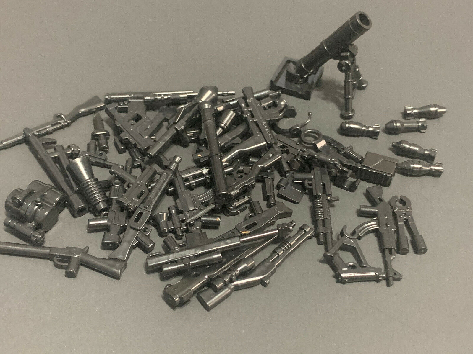 50 PCS WEAPON PACK - Assorted Random Weapons of Guns, Rifles for Lego Minifigure Compatible for Lego