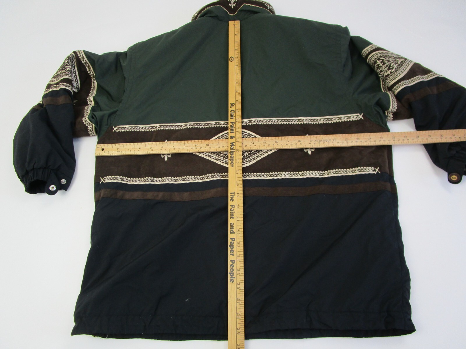 Bogner Womens Snowboarding Ski Jacket Embroidered Suede Coat Made in USA Large Bogner - фотография #20