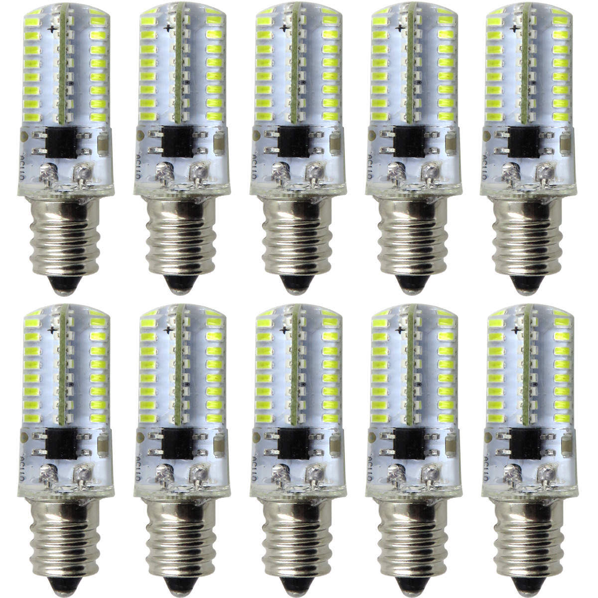 10pcs E12 Candelabra C7 64-3014 SMD LED Light Lamp Bulb Fit PQ1500S White 110V  Unbranded Does not apply