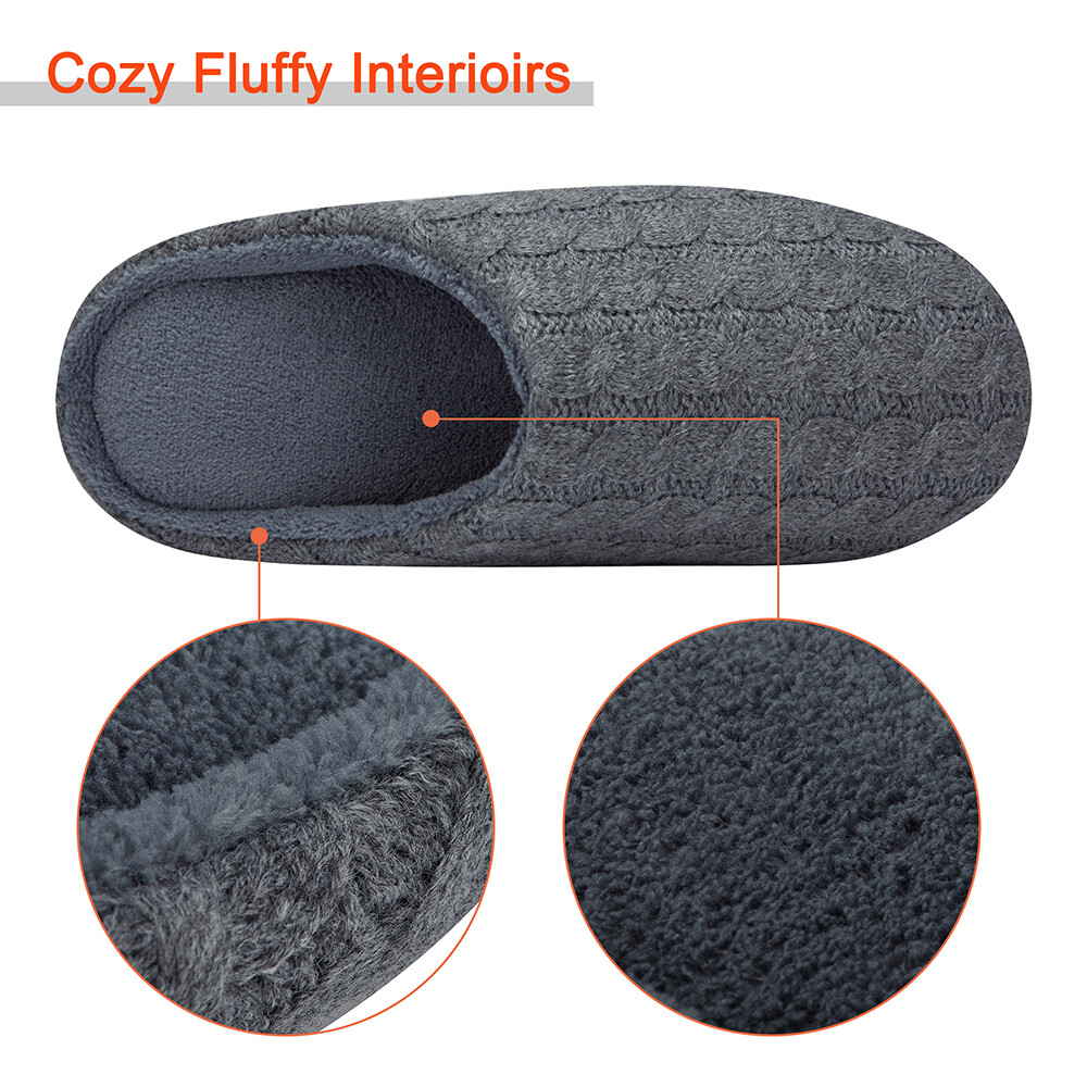 Indoor Winter Warm Slippers Men Women Couples House Non-slip Soft Shoes Home Unbranded - фотография #20