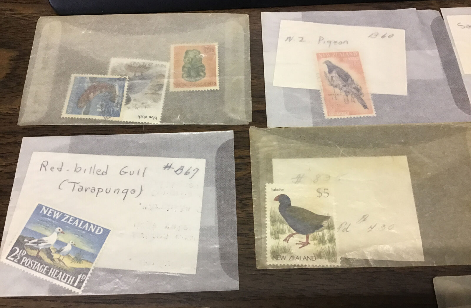 LOT  - Small Vintage New Zealand Postage Stamps Bundle Без бренда - фотография #2