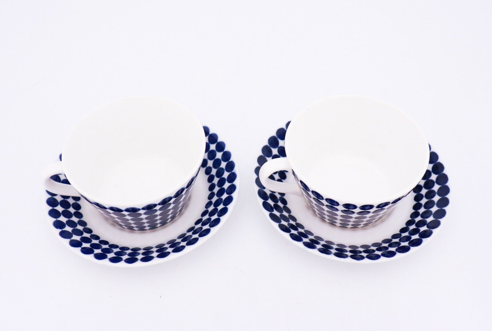 2 Teacups & Saucers - Adam - Stig Lindberg - Gustavsberg Без бренда - фотография #5