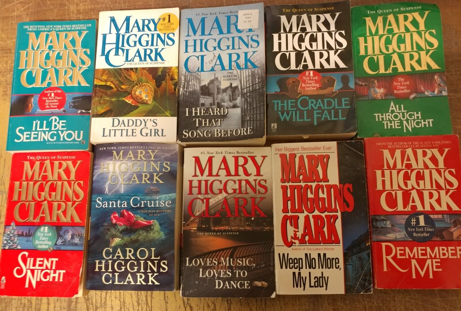Lot of 10 Mary Higgins Clark Mystery Suspense Thriller Novel Books Paperback MIX Без бренда - фотография #5