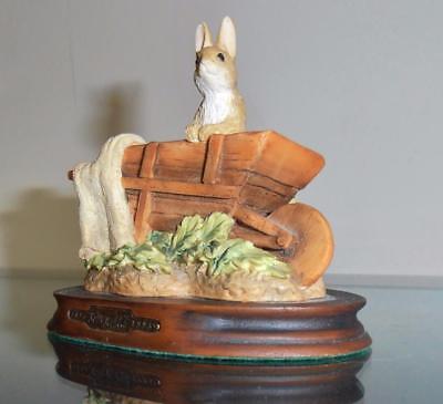 Peter Rabbit Figurine Made in Scotland & set of wall hangings Cute Nursery Decor Borders - фотография #3