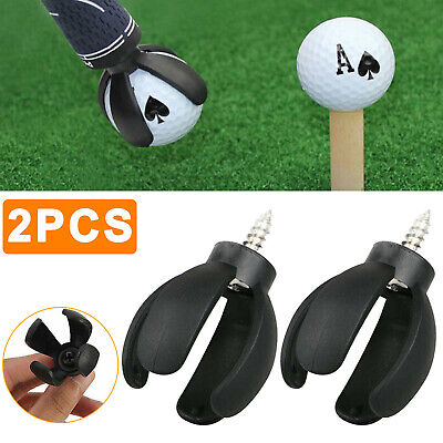 2X 4-Prong Golf Ball Pick Up Retriever Grabber Claw Sucker Tool For Putter Grip Partsdom Does Not Apply