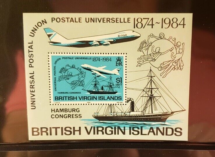 Virgin Islands Aircraft & Aviation Stamps Lot of 8 - MNH - See Details for List Без бренда - фотография #2