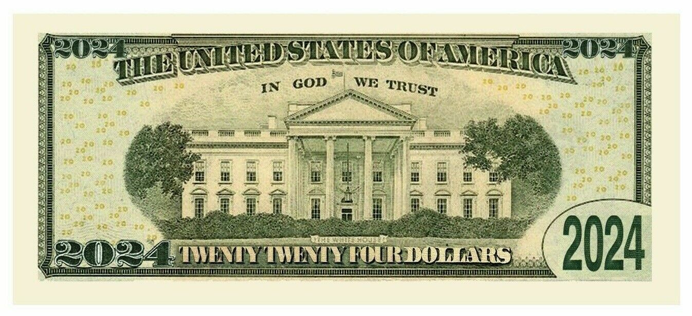 Pack of 100 Donald Trump 2024 Re-Election Presidential Novelty Dollar Bills Без бренда NM476-100 - фотография #3