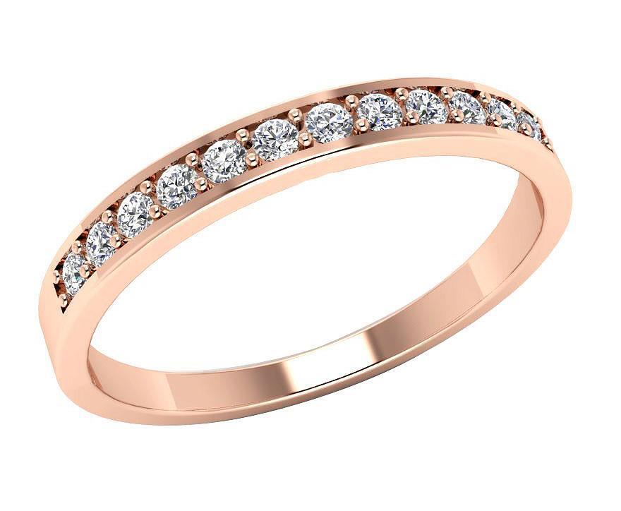 Natural Diamond Wedding Anniversary Ring I1 G 0.25 Ct Prong Set 14K Yellow Gold Diamond For Good Does not apply - фотография #3