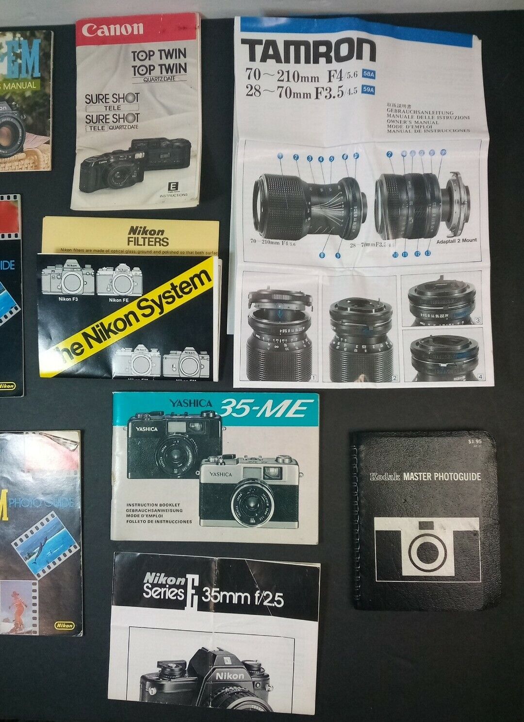 Vintage Camera Photo Booklets - YASHICA 35-ME, NIKON EM, LIFE KODAK 60s - 80s Nikon 35-ME - фотография #4