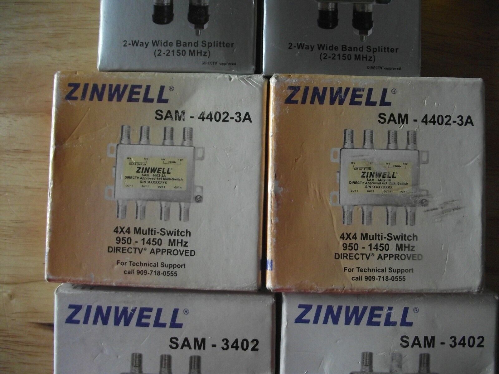 ZINWELL MULTI - SWITCHES SAM: A LOT OF (6) OPEN BOX NEVER USED. Zinwell UNKNOWN - фотография #4