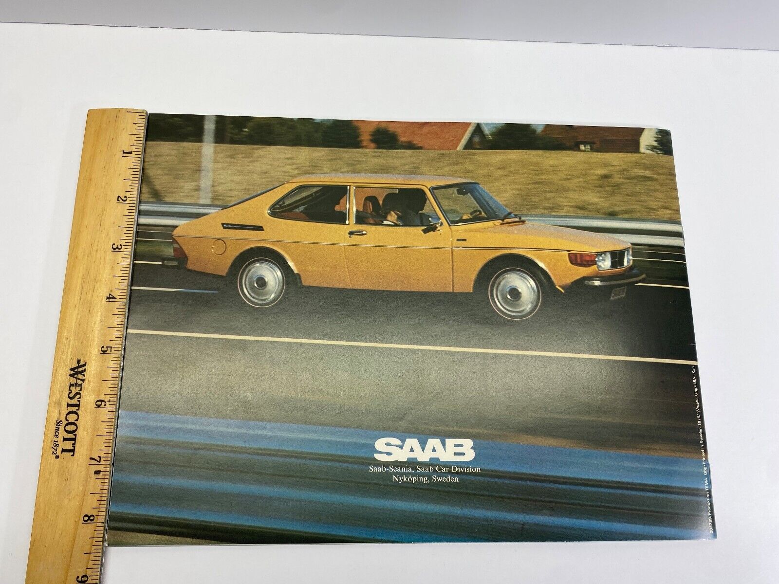 SAAB 1975 Dealer Catalog 99 GL Sedan, 99 GL WagonBack 99 EMS New Condition NoRes Без бренда - фотография #9