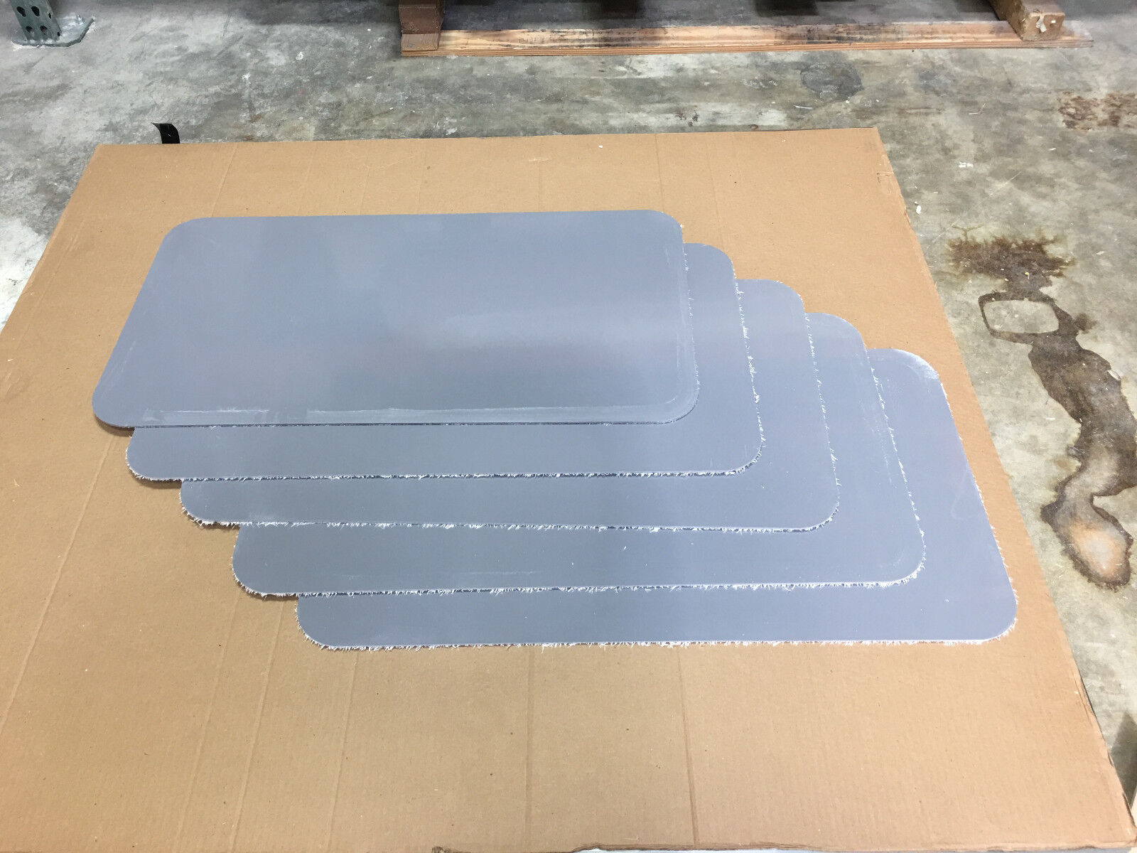 Fiberglass Automotive Panel/Sheet 32.688”x17.750” ( 5-Pack )  Daycab Company K-M-FIBERGLASS PANEL
