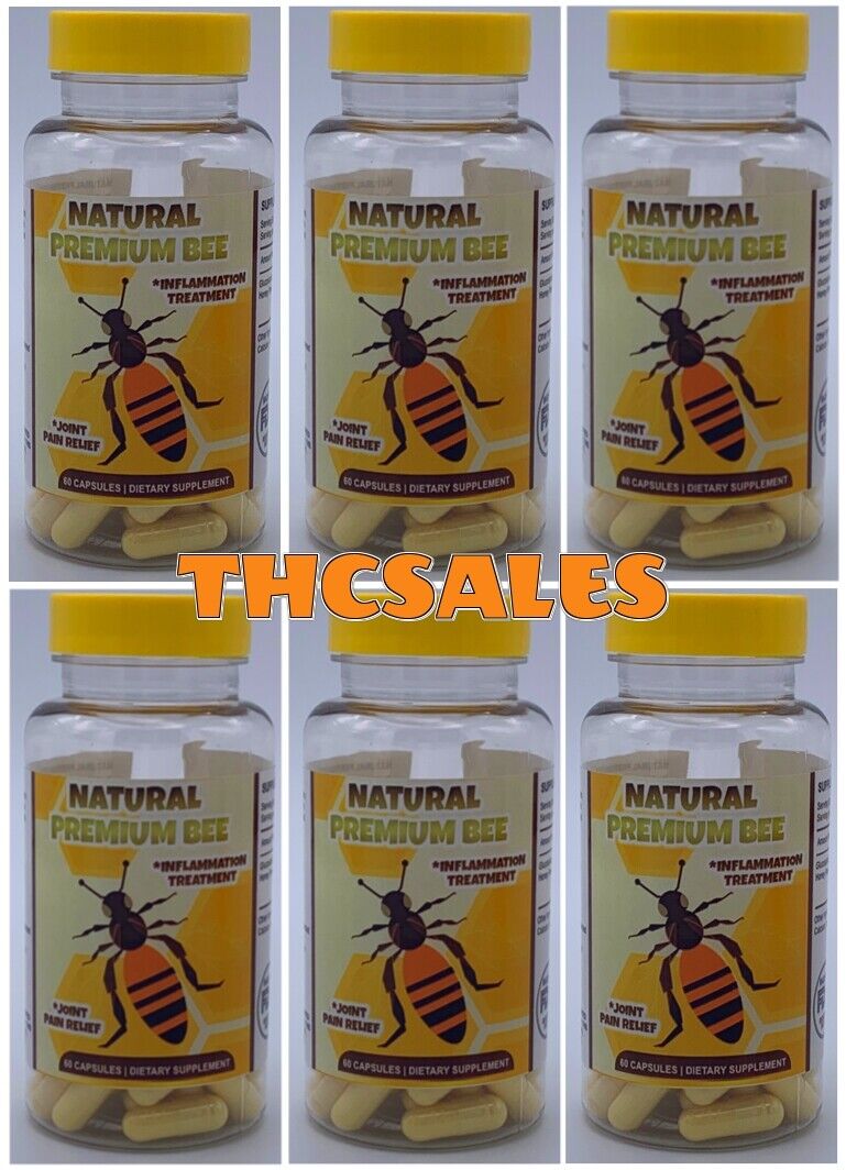 6 Natural Premium Bee Biomed Arthritis Pills Pastillas Para Dolor De Los Huesos Natural Premium Bee With Bee Extracts