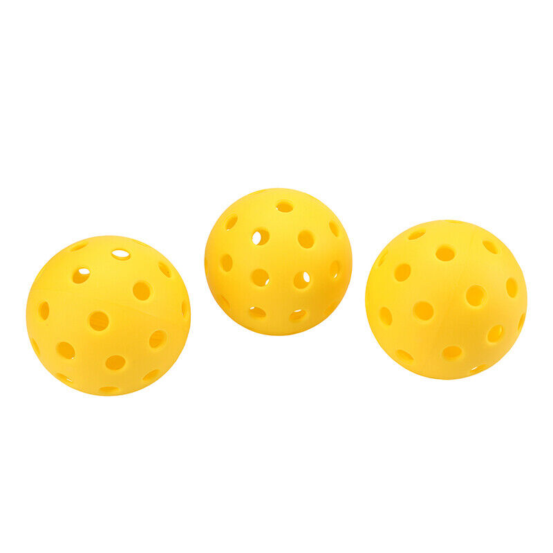 12 Pack Indoor Pickleball Balls Standard 40 Holes Tournament Meet USAPA Yellow Unbranded Does not apply - фотография #5