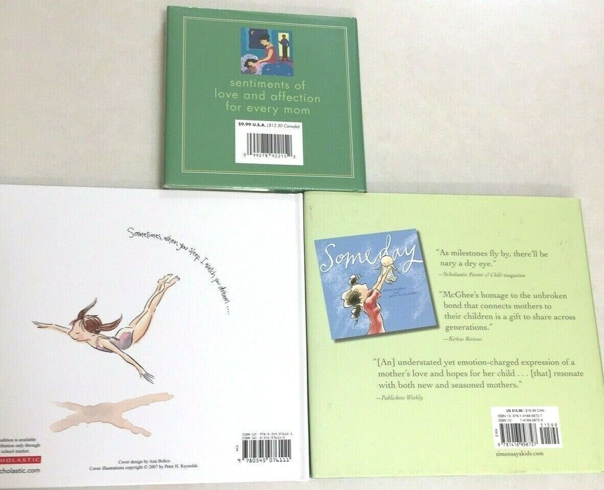 Baby Shower/Gift Books: Someday (Girl), Little Boy, Celebrating Mom New McCann, Simon Says, Scholastic - фотография #2