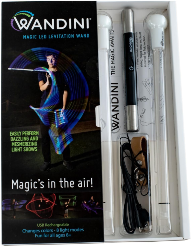 Glow.0 Magic Wand Collapsible LED Levitation Wand - USB Rechargeable Floating Wa Does not apply