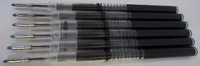 6 X Uni-Ball Vision RT Rollerball Pen Refills, UBR-78, Bold 0.8 mm Point, BLACK Без бренда UBR-78 - фотография #3
