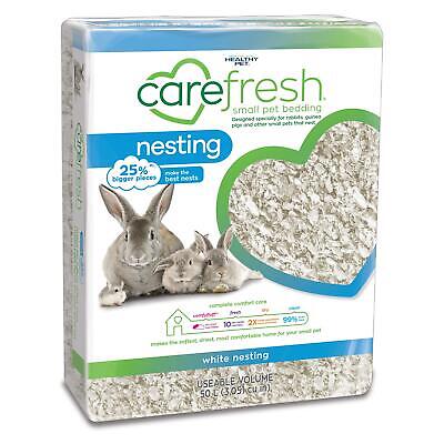 ® White Nesting Small pet Bedding, 50L (Pack May Vary), Model Number: L0382 CareFresh