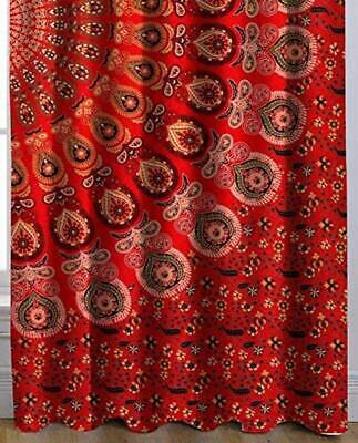 Indian Curtains Hippie Mandala Tapestry Wall Hanging Bohemian Window Valance Unbranded Do not Apply - фотография #6