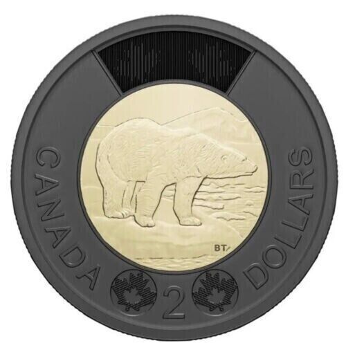 Set of 4x 2022 Canada $2 Dollar Black Ring Toonie Queen Elizabeth II Mint UNC Без бренда - фотография #7
