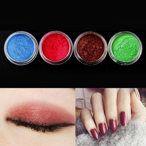 12Box Natural Mica Pigment Powder Fit Soap Cosmetics Resin Nail Colorant Dye HQ Unbranded Does Not Apply - фотография #8