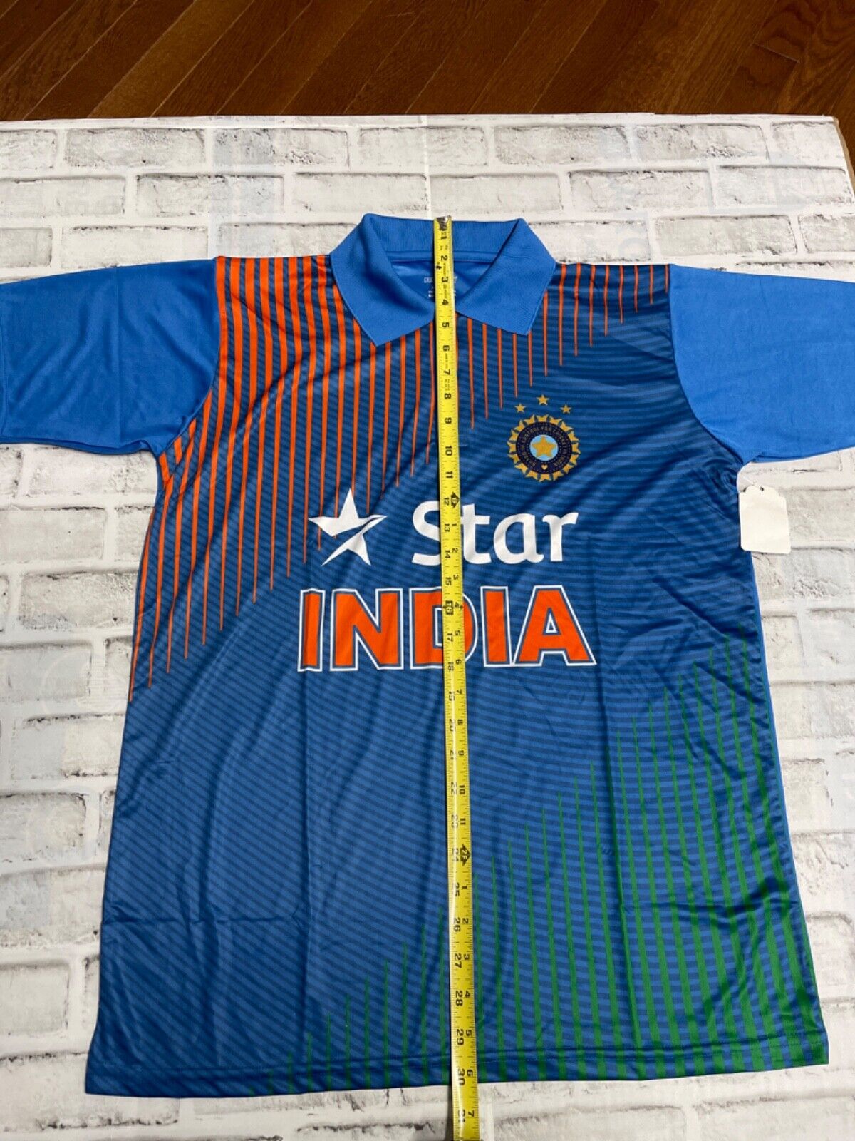 Star India Jersey Star Mens Size XL Blue REPRO Pro Impact Made in India NEW Pro IMPACT Sports N/A - фотография #5