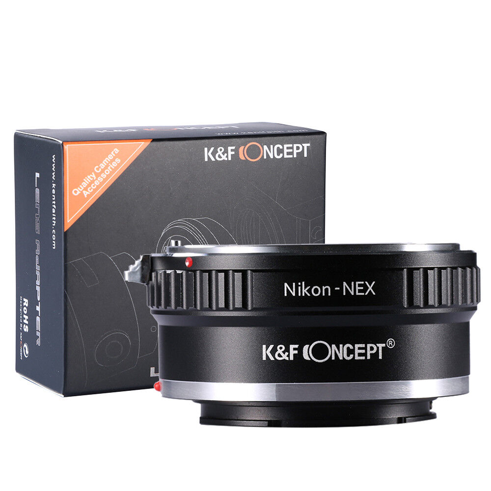 K&F Concept Adapter for Nikon AI AIS F Lens to Sony E-Mount Camera a7R2 A7M3 A7S K&F Concept KF06.068