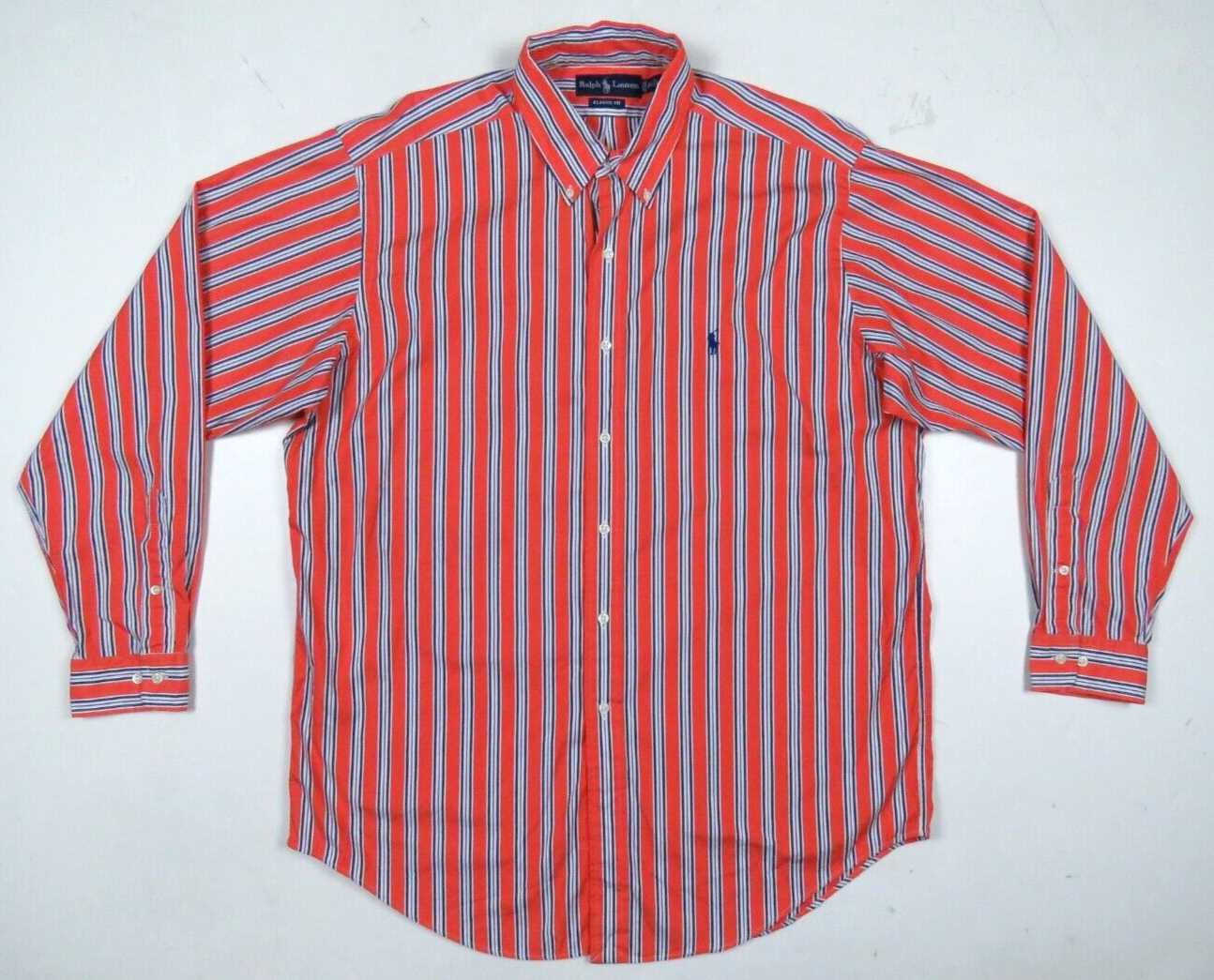 Lot Of 5 Ralph Lauren Polo Long Sleeve Button Front Shirts Mens 16 1/2 L 4 NWOT Ralph Lauren Does Not Apply - фотография #4