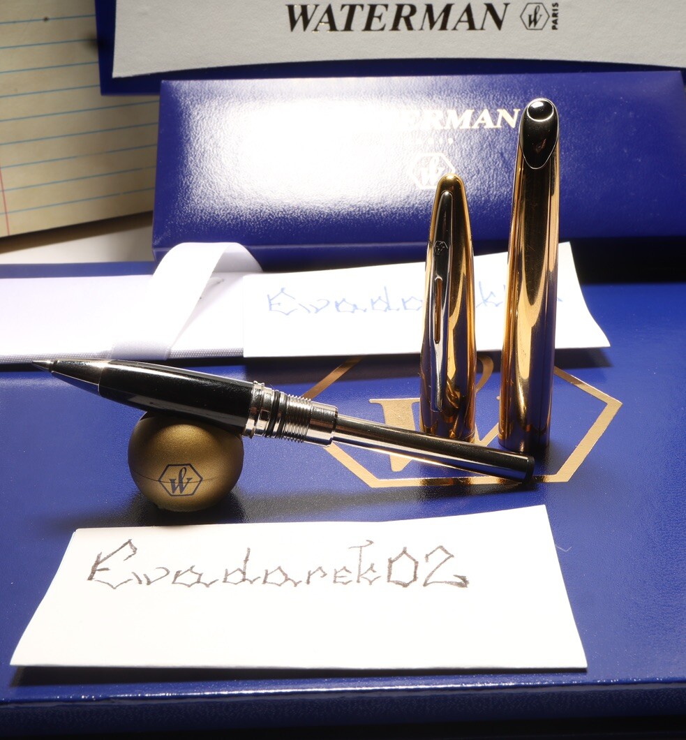 Waterman CARENE Rollerball Meridian Pink Gold Edition, Rare, LOOK Waterman - фотография #5