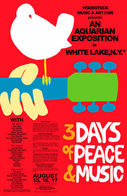 Woodstock (4) print lot 1969 11 x 17 High Quality Posters  Без бренда - фотография #2