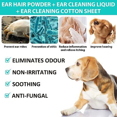 Dog Ear Cleaner 3PCS Dog & Cat Ear Cleaning SolutionPet Ear Wash Cle... SUPSERSR Does not apply - фотография #5