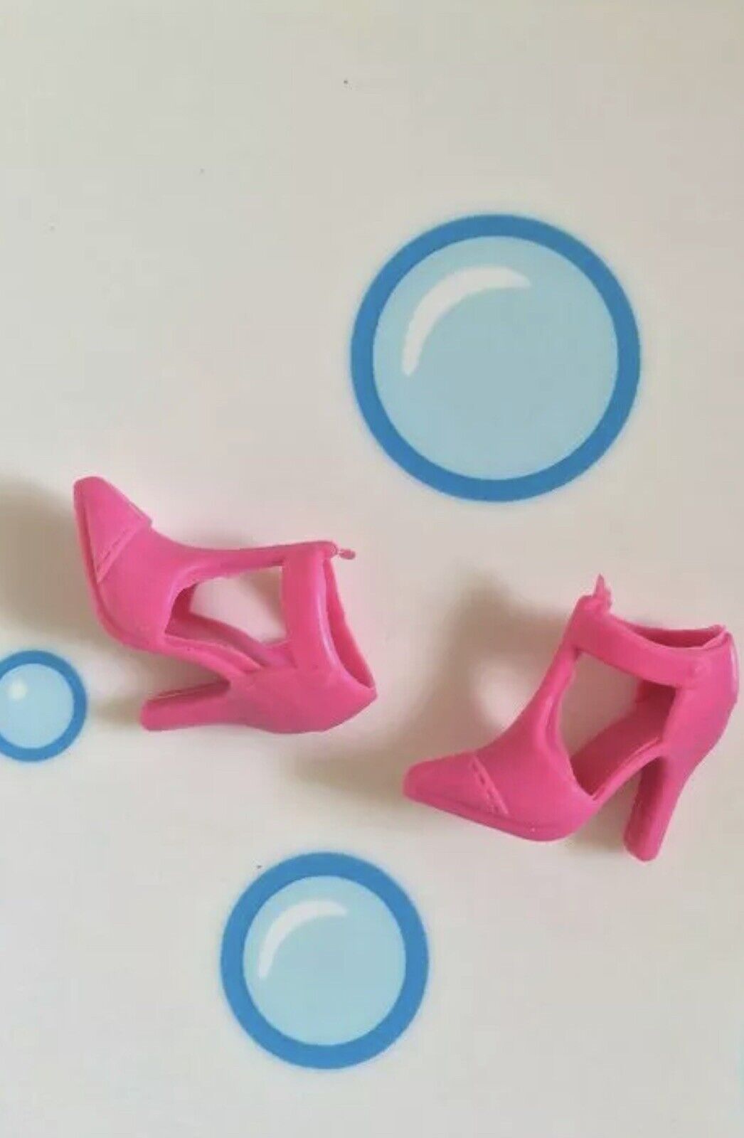 40 Pairs 7 colour High Heel  pliable silicone Shoes for11.5" (30CM) Doll F5 Unbranded - фотография #2