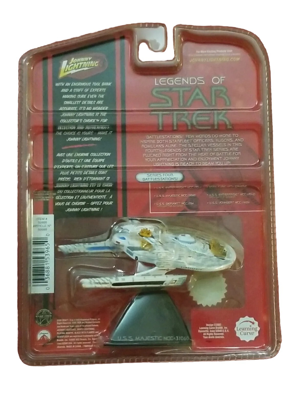 Johnny Lightning Legends of Star Trek Series 4: BattleStations! - Set of 6 Johnny Lightning - фотография #6