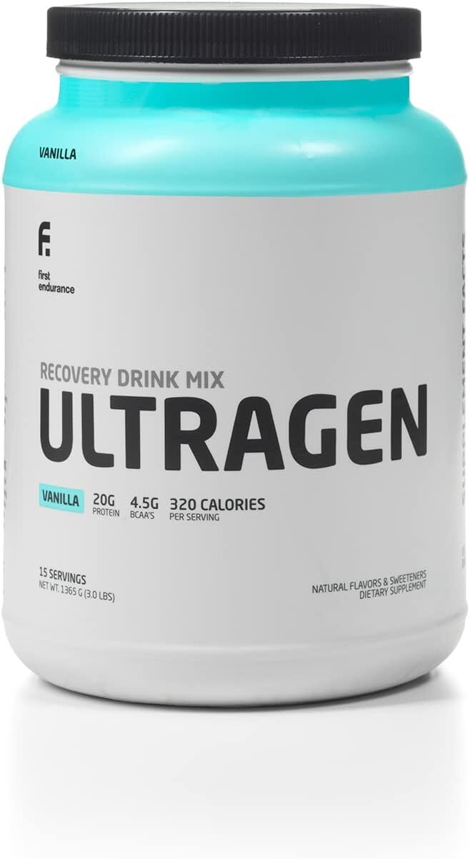 First Endurance Ultragen Recovery: Vanilla 15 Serving Canister First Endurance 95012