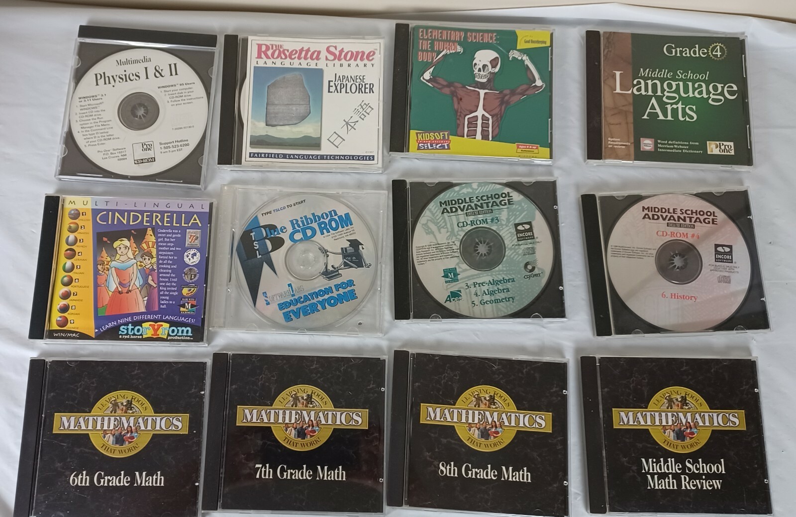 Homeschool CD Rom Win95/98 Educational Science Math Anatomy HUGE LOT 60 Variety - фотография #2