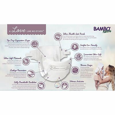 Bambo Nature Baby Baby Diaper Size 1 4 to 9 lbs. 1000016923 108 Ct Bambo Nature 1000016923 - фотография #6
