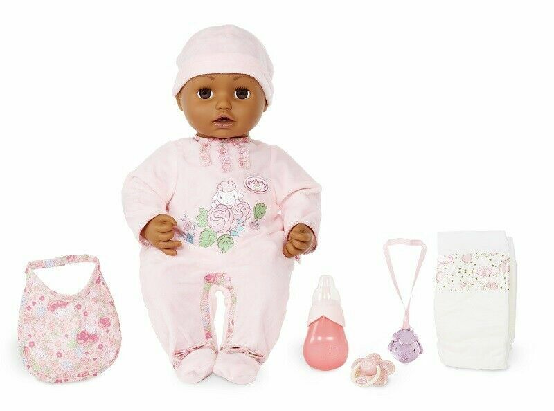 BABY BORN BABY ANNABELL SOFT-BODIED DOLL, BROWN EYES *DISTRESSED PKG Baby Born