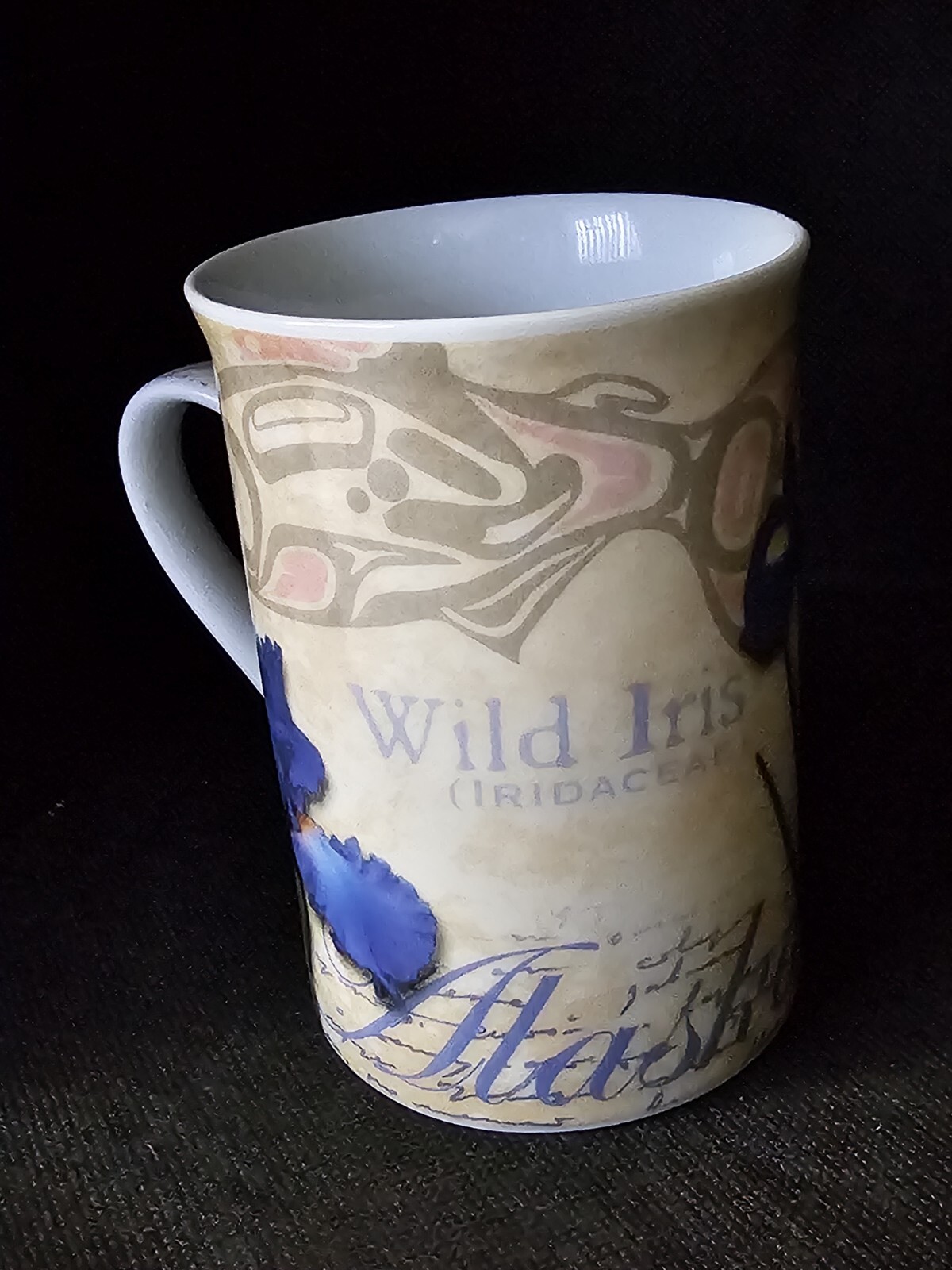 New Alaska Wild Iris Flower ceramic souvenir collector's Coffee Mug or Tea Cup  Без бренда - фотография #9