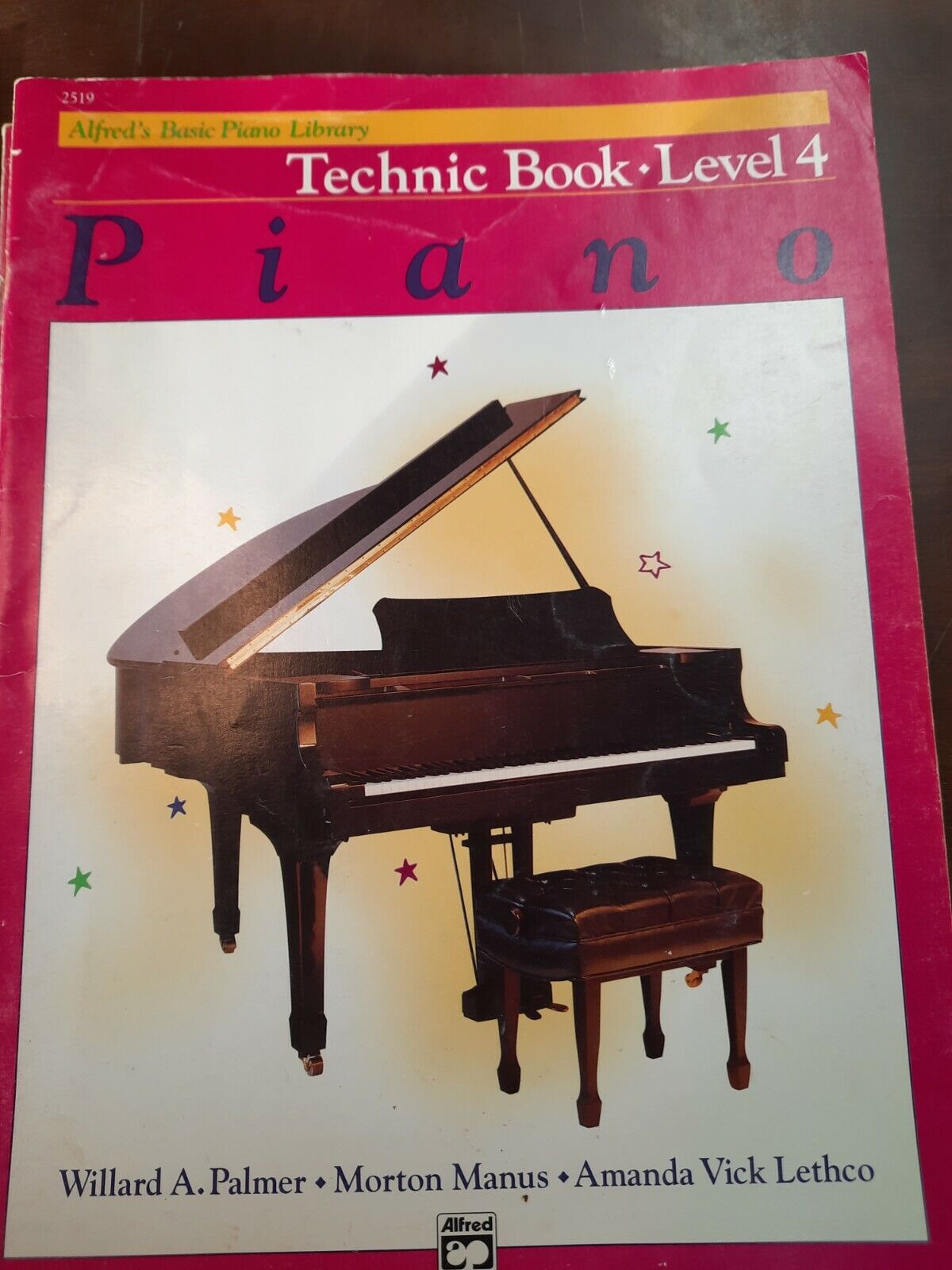 Alfred's Basic Piano Library: Technic Book Level 4, 1996 vintage  Без бренда 2464